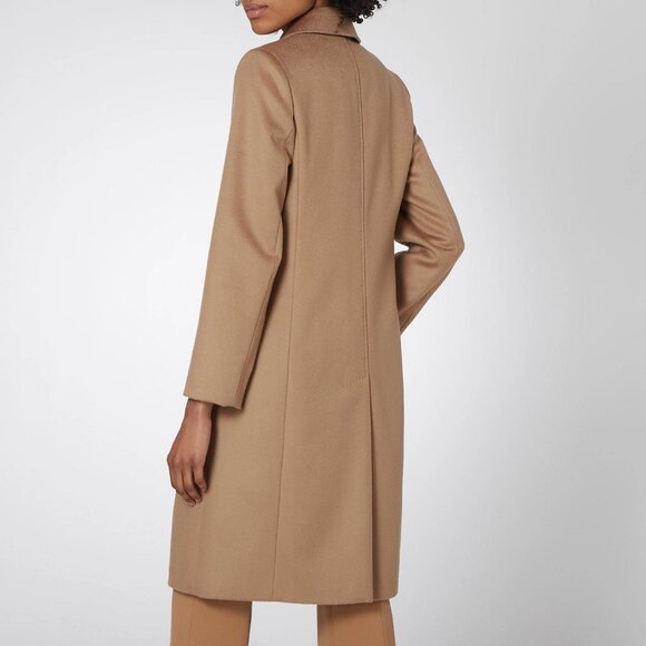 NWT MAX MARA STUDIO Manuel Double-Breasted Coat SIZE 2 - Picture 2 of 8